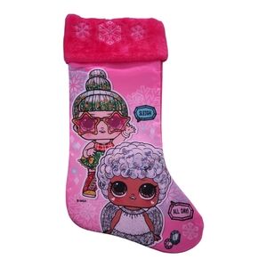 LOL Dolls‎ Pink Chtistmas Stocking
